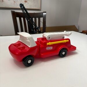 Vintage Little Tikes Red Fire Engine Toy